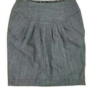 Playlord Pleated Gray Skirt Size 9 with Pockets Casual Short